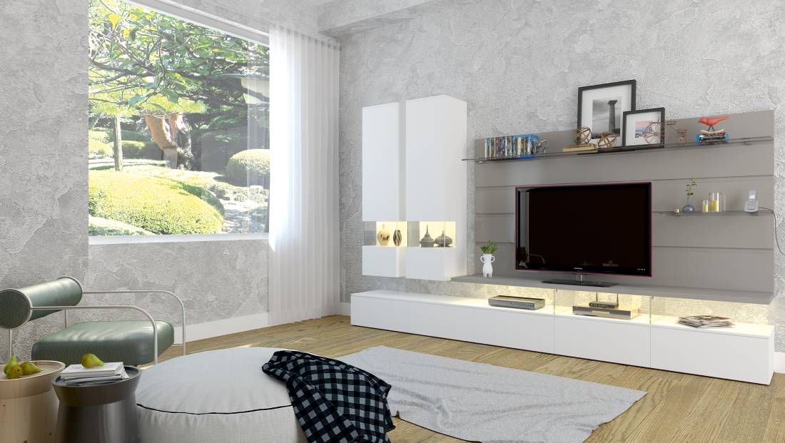 Centro entretenimento familiar com home theater planejado Maputo Matola reuniões familiares